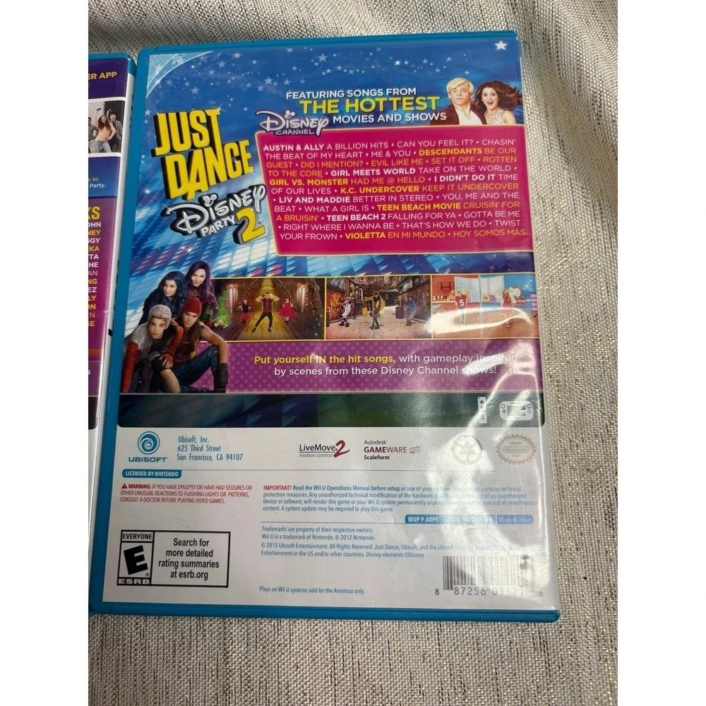 Wii U Just Dance Disney Party family bundle